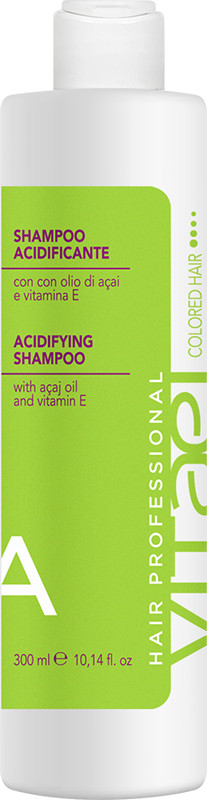 Шампунь для окрашенных волос VITAEL COLORED HAIR ACIDIFYING SHAMPOO, 300 мл