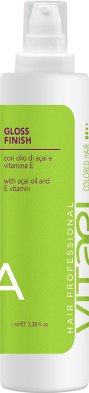 Флюiд шовковий для фарбованного волосся VITAEL COLORED HAIR GLOSS FINISH, 150 мл