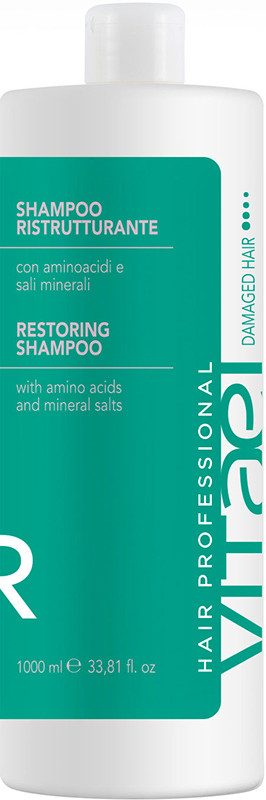 Шампунь восстанавливающий для поврежденных волос VITAEL DAMAGED HAIR RESTORING SHAMPOO, 1000 мл