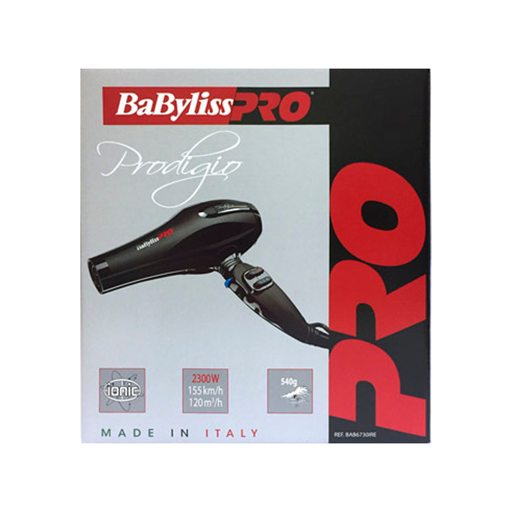 Фен для волосся BaByLiss Prodigio ION Black BAB6730IRE на beauty-prof.com Фото 3 Фен для волосся BaByLiss Prodigio ION Black BAB6730IRE Фото 3