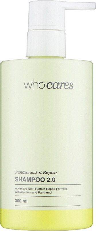Шампунь для глубокой очистки кожи головы Shampoo 2.0 Fundamental Repair Who Cares, 300 мл