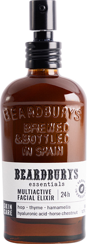 Крем-еліксир зволожувальний для обличчя Multiactive 24H Essentials Beardburys, 50 мл 
