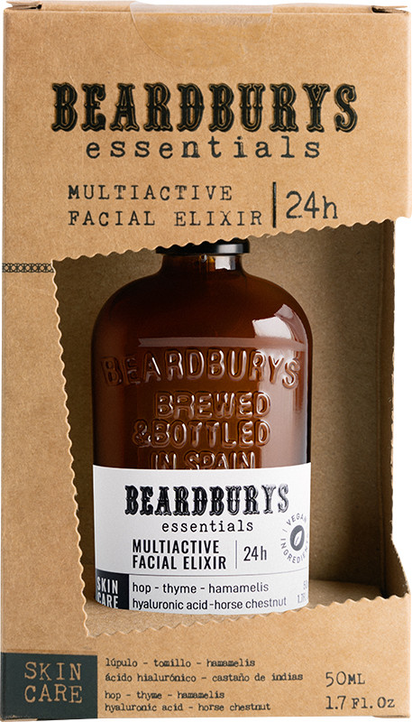 Крем-еліксир зволожувальний для обличчя Multiactive 24H Essentials Beardburys, 50 мл  Фото 3 