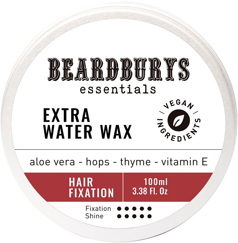 Воск для волос сильной фиксации Extra Water Essentials Beardburys, 100 мл