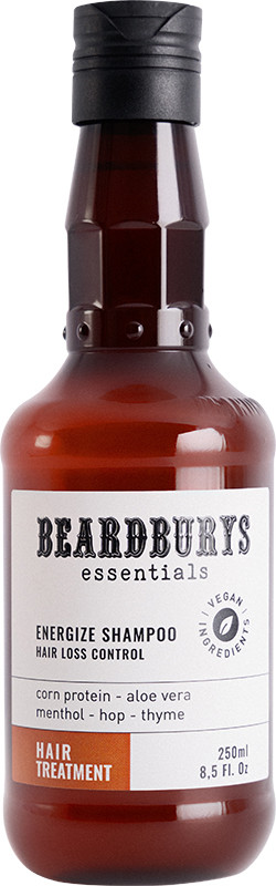 Шампунь проти випадіння волосся Energize Essentials Beardburys, 250 мл на beauty-prof.com Шампунь проти випадіння волосся Energize Essentials Beardburys, 250 мл