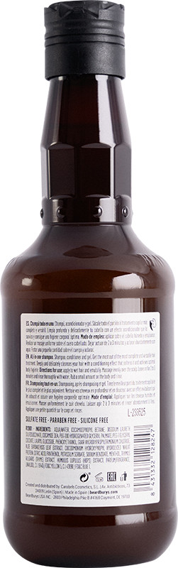 Шампунь, кондиционер, гель для душа All In One Essentials Beardburys, 250 мл Фото 2