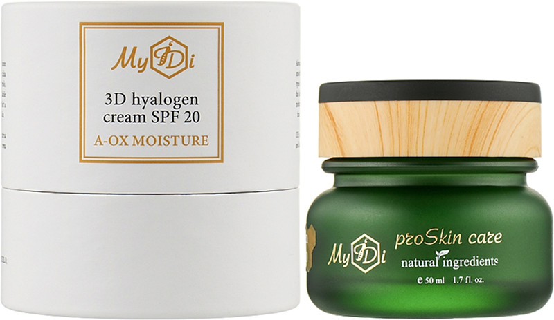 Крем денний зволожуючий антиоксидантний A-Ox Moisture 3D Hyalogen Cream SPF 20 MyIdi, 50 мл  Фото 2 