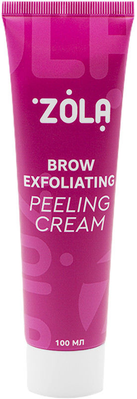 NEW! Крем-скатка для бровей Brow exfoliating peeling cream ZOLA, 100 мл