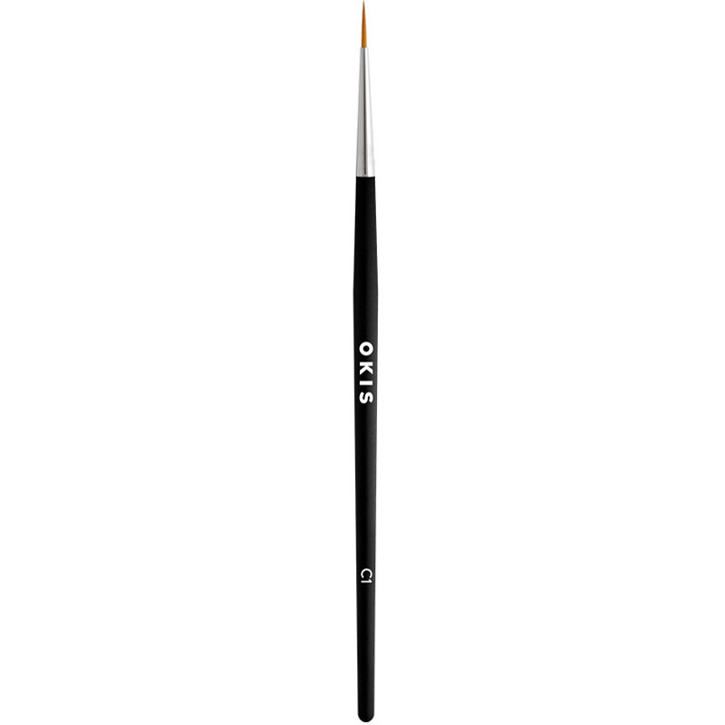 Кисть для окрашивание бровей  C1 black с нейлона OKIS BROW
