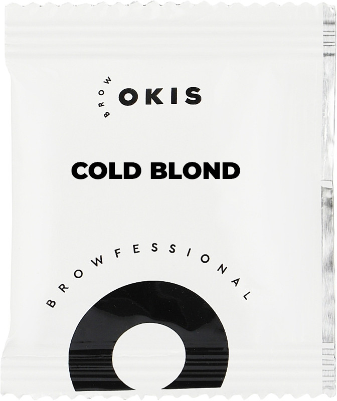 Краска для бровей в саше без окислителя COLD BLOND OKIS BROW, 5 мл
