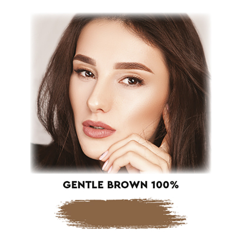 Фарба для брів без окислювача GENTLE BROWN OKIS BROW, 15 мл  Фото 2 