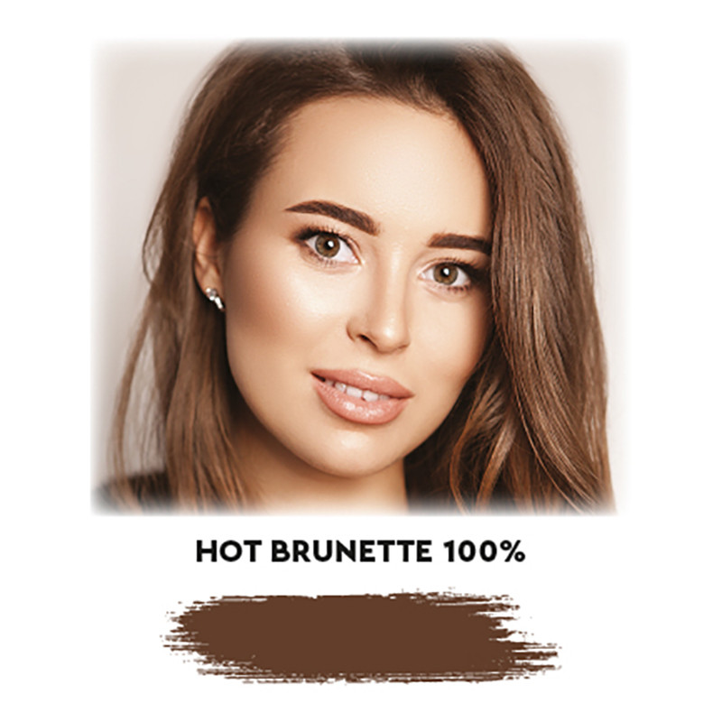 Фарба для брів без окислювача HOT BRUNETTE OKIS BROW, 15 мл  Фото 2 