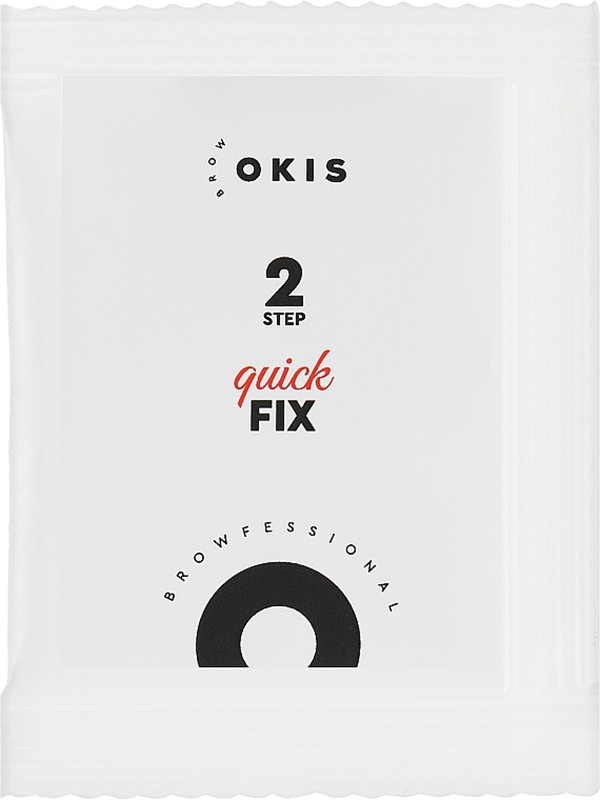 Средство для ламинирования бровей и ресниц в саше 2 Fix Quick OKIS BROW, 3 мл
