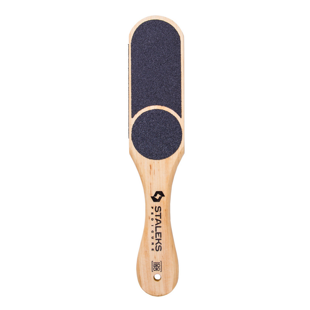 Терка для стоп деревянная сборная Beauty & Care 10 Type 3 60/80/100/120 (ТДС-01) Staleks 