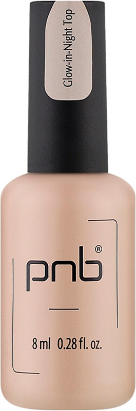 Фінішне покриття без липкого шару люмінісцентне Glow in Night Top PNB, 8 мл