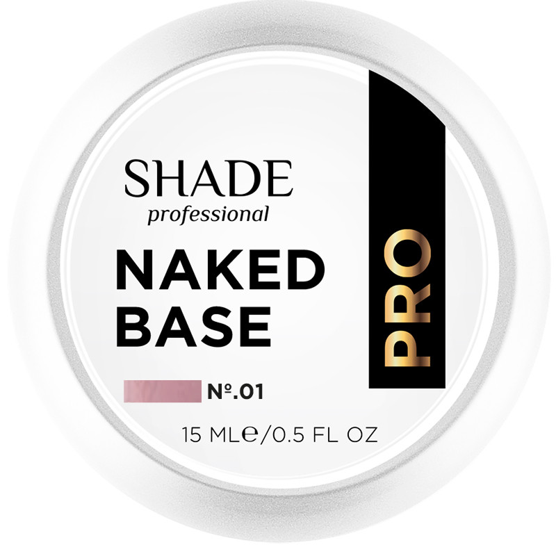 Основа каучуковая Naked base №1 Shade, 15 мл Фото 2