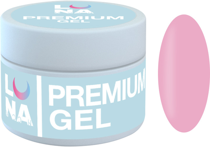 Гель для наращивания Premium Gel №15 Luna, 15 мл