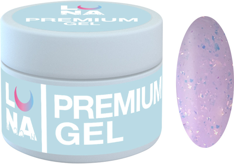 Гель для наращивания Diamond Gel №8 Luna, 15 мл