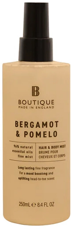 Мист для тела и волос Bergamot & Pomelo Boutique, 250 мл