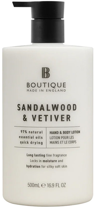 Лосьон для рук и тела Sandalwood & Vetiver Boutique, 500 мл