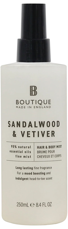 Мист для тела и волос Sandalwood & Vetiver Boutique, 250 мл