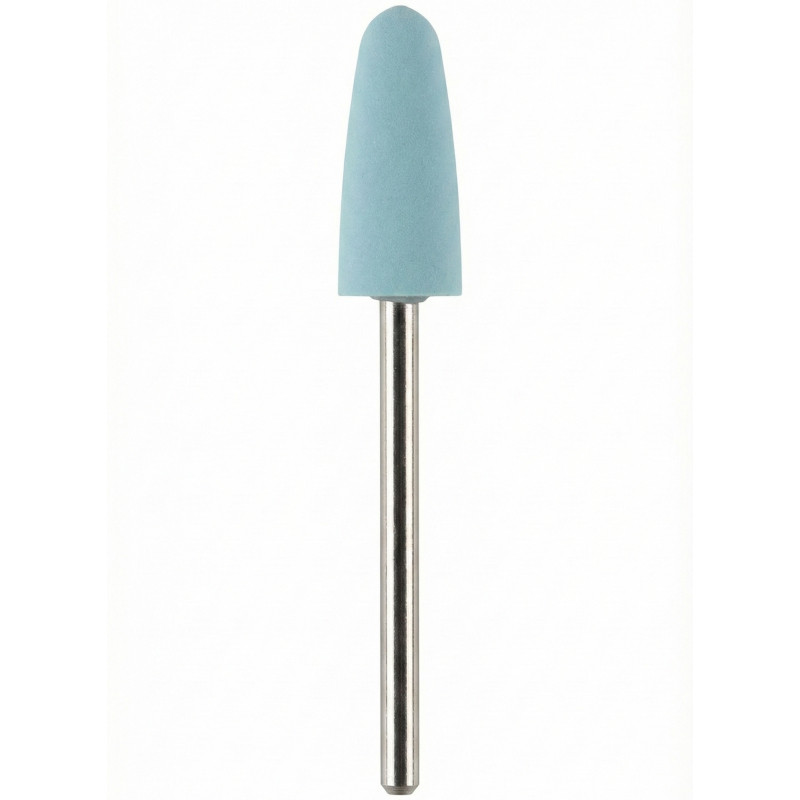 Фреза силіконова подовжена Куля 824BLU блакитна NailPro
