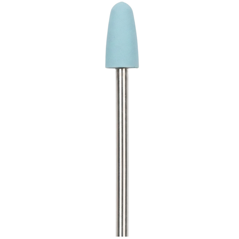 Фреза силиконовая удлиненная Шар 824BLU голубая NailPro  Фото 3 