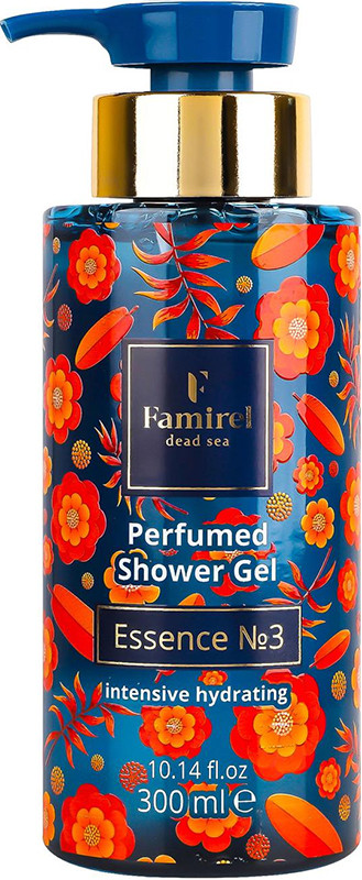 Парфумований гель для душу Intensive Hydrating Essence №3 Famirel 300мл
