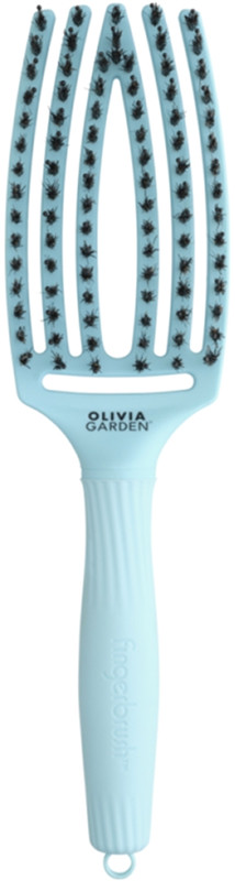 Щетка Finger Brush Care Iconic Boar&Nylon Blue Sky Olivia Garden  Фото 2 
