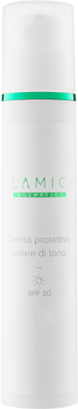 Тональний крем з SPF 50 Crema protettivo solare di tono SPF 50 Lamic, 50 мл