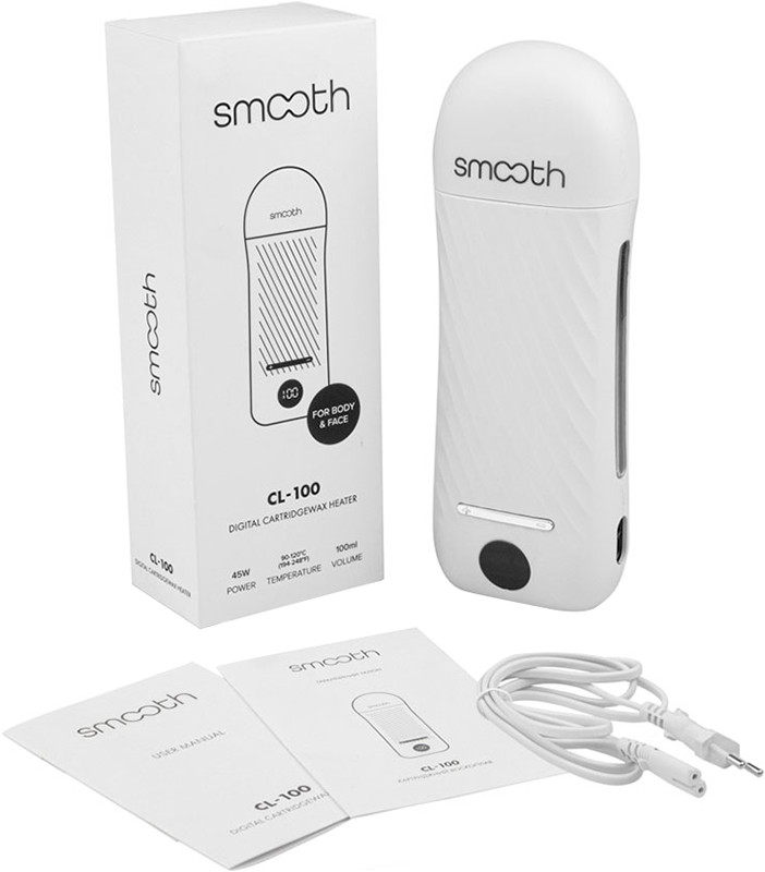 Картриджний воскоплав для воску SMOOTH CL-100 WHITE на 45 вт. 100 мл  Фото 3 