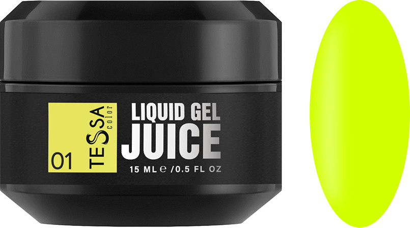 Рідкий гель Liquid gel Juice 01 Juice 01 Tessa, 15 мл
