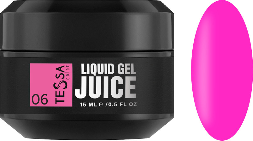 Жидкий гель Liquid gel Juice 06 Tessa, 15 мл