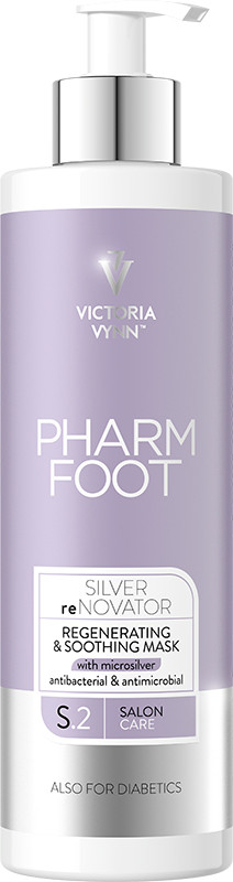 Маска заспокійлива та регенерувальна для ніг із мікросріблом Silver Renovator Pharm Foot, 400 мл