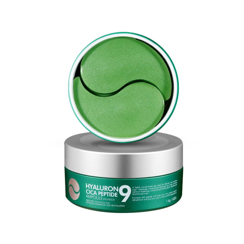 Гідрогелеві патчі заспокійливі з пептидами Hyaluronic Cica Peptide 9 Ampoule Eye Patch Medi-Peel, 60 шт на beauty-prof.com Гідрогелеві патчі заспокійливі з пептидами Hyaluronic Cica Peptide 9 Ampoule Eye Patch Medi-Peel, 60 шт