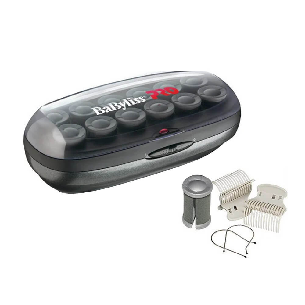 Електробігуді велюрові керамічні із затискачами BAB3025E Pro Hot Curler D 38 мм, 12 шт