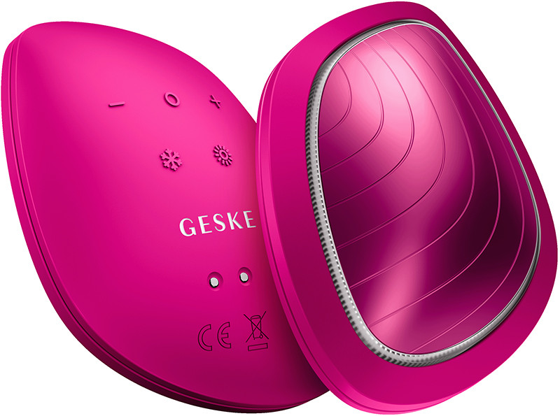 Звукова маска тепло та холод GESKE Sonic Warm & Cool Mask 9 в 1 бузковий  Фото 3 