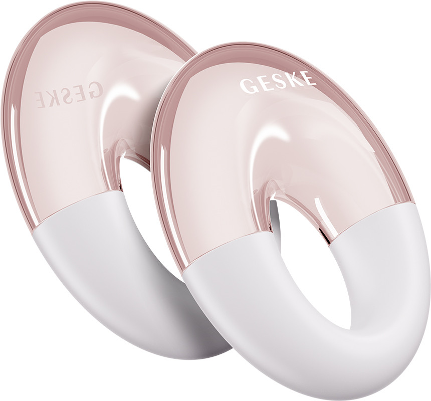 Массажер для глаз GESKE Cool & Warm Eye Massager 7 в 1 пудровый  Фото 2 