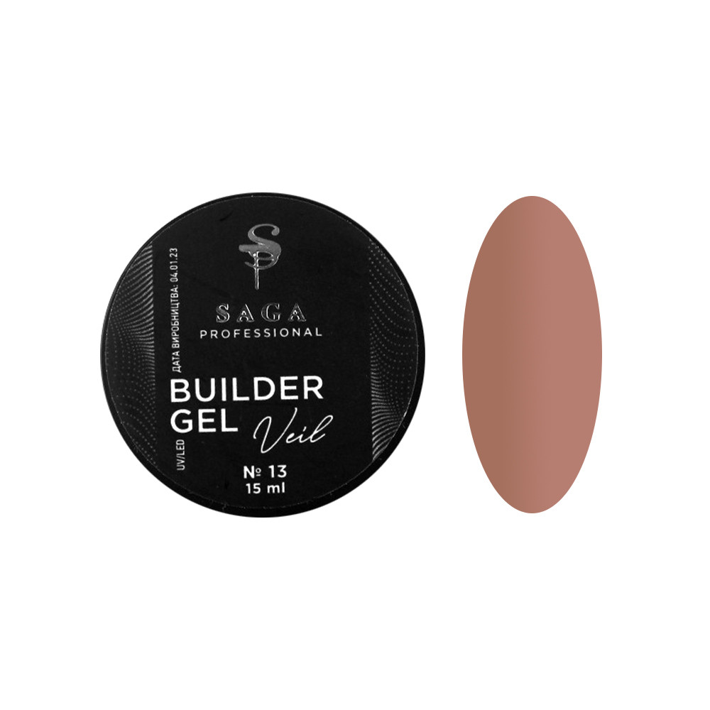 Builder Gel Veil 13 Saga, 15 мл