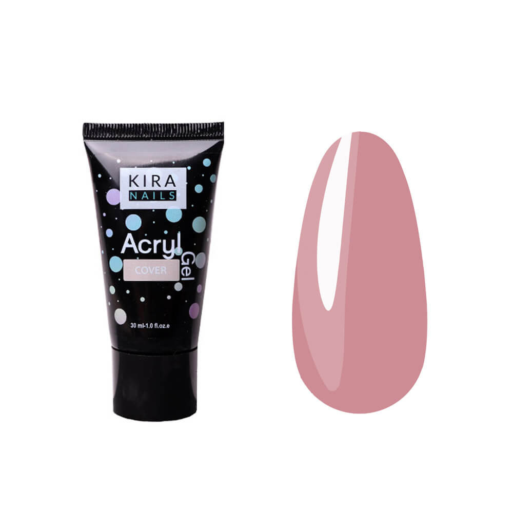 Акрил-гель темно-розовый 30 мл Kira Nails