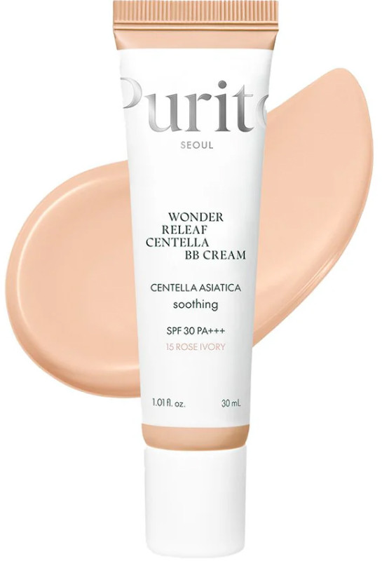 ВВ крем з екстрактом центелли Purito Seoul Wonder Releaf Centella BB Cream (№15 Rose Ivory), 30 мл  Фото 2 