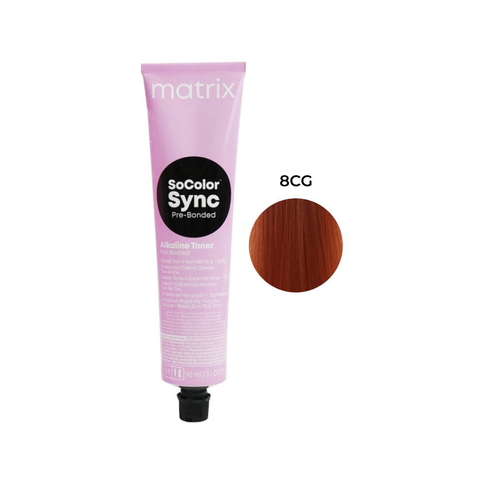 Краска для волос тон в тон Color Sync, 8CG, Matrix, 90 мл