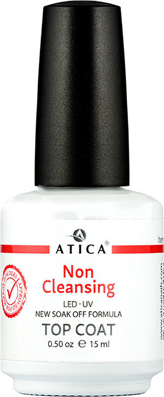 Финишное покрытие Top Non Cleansing Atica, 15 мл