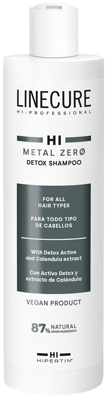 Шампунь для захисту та очищення волосся Linecure Metal Zero Detox HIPERTIN, 300 мл