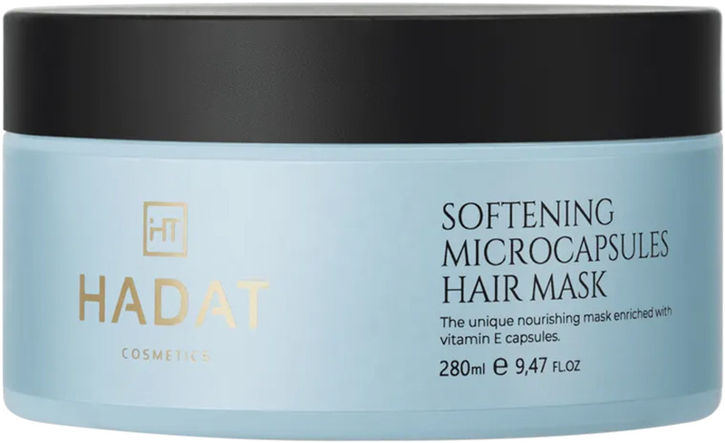 Маска для волос смягчающая с микрокапсулами SOFTENING MICROCAPSULE HAIR MASK Hadat, 280 мл