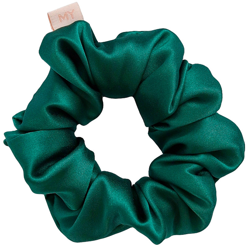 Резинка шовкова для волосся Смарагдовий оксамит Emerald Velvet L MY HEART