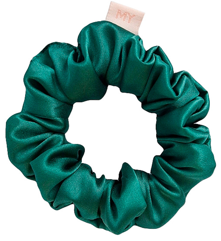 Резинка шовкова для волосся Смарагдовий оксамит Emerald Velvet M MY HEART
