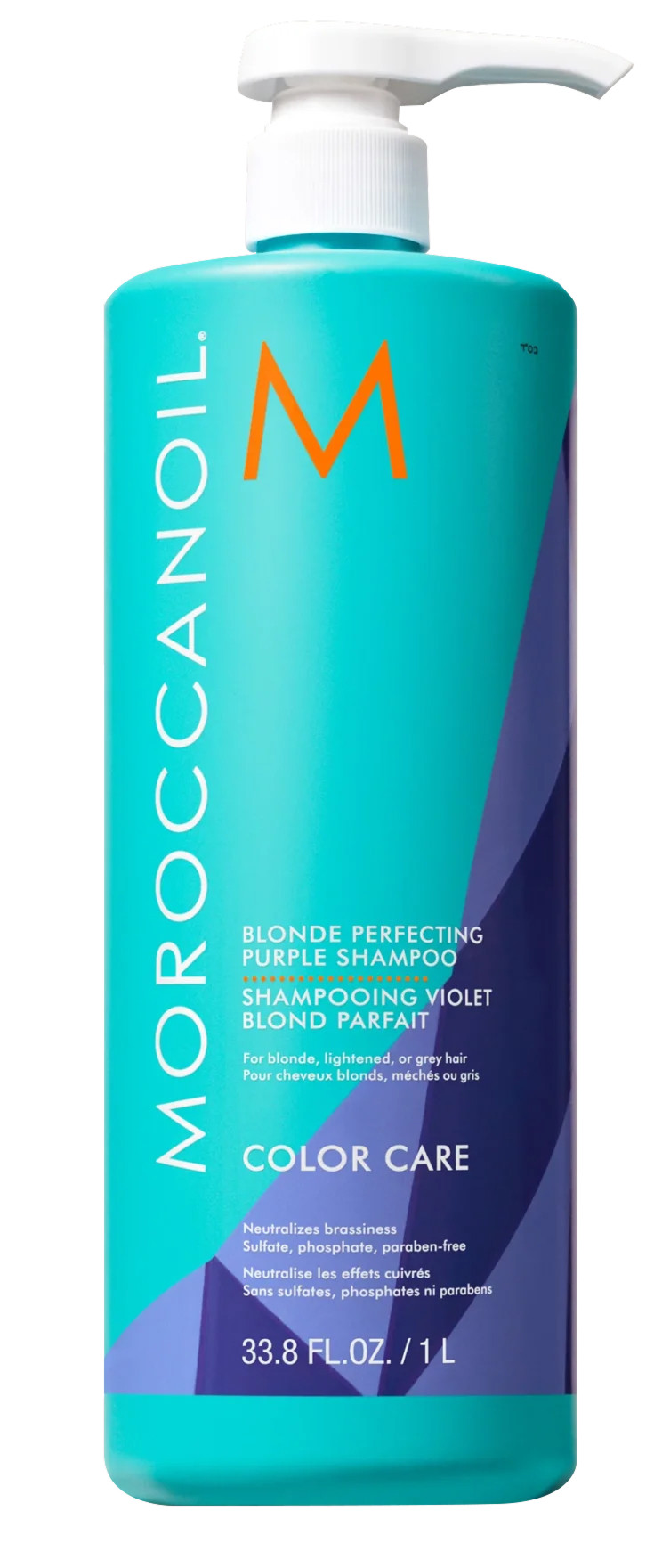 Тонирующий шампунь для волос с фиолетовым пигментом Moroccanoil, 1000 мл