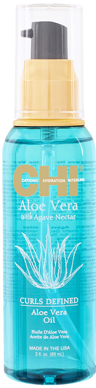 Олія для кучерявого волосся з алое вера Aloe Vera CHI, 89 мл