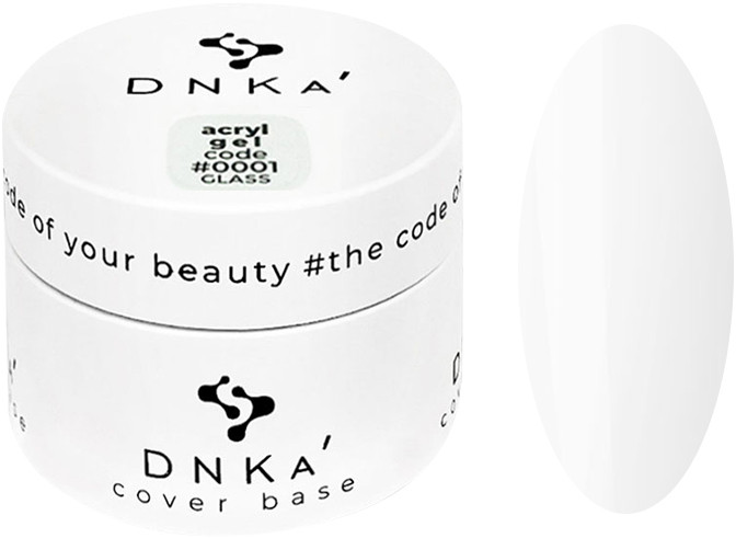 Аcryl Gell DNKa, №0001 Glass 30 мл